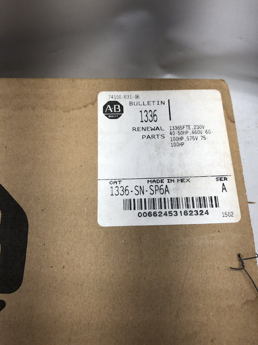 NEW SEALED 2002 ALLEN BRADLEY 1336-SN-SP6A PCB SNUBBER INVERTER 1336 RENEWAL