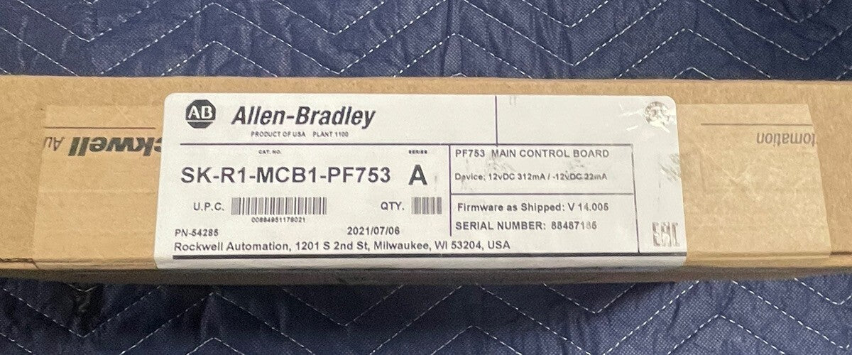NEW SEALED 2021 ALLEN BRADLEY POWERFLEX PF753 SK-R1-MCB1-PF753 MAIN CONTROL VFD