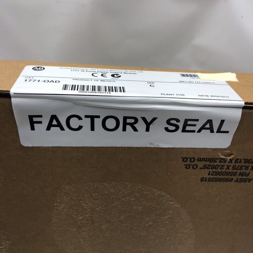 1771-OAD New Sealed 2016 Allen-Bradley 120vac 16Pt PLC-5 Digital Output Module