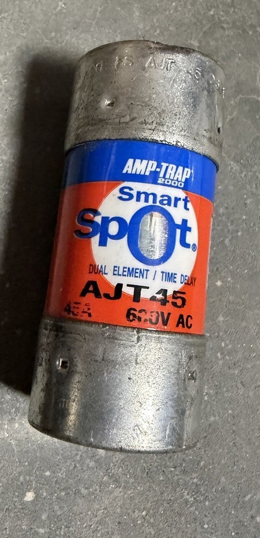Ferraz Shawmut AJT45 Fuse 45A AJT 600V AC AMP-TRAP DUAL ELEMENT TIME DELAY