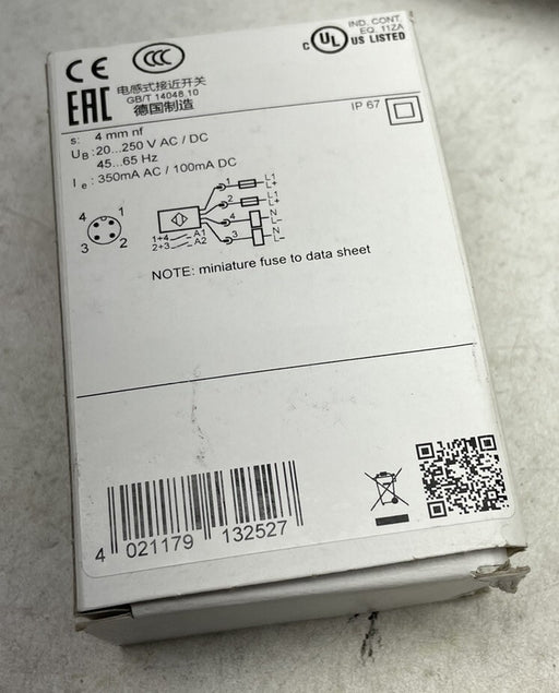 NEW IFM EFECTOR IN0108 IND2004DABOA-200-K DUAL INDUCTIVE ACTUATORS IN0108 Prox