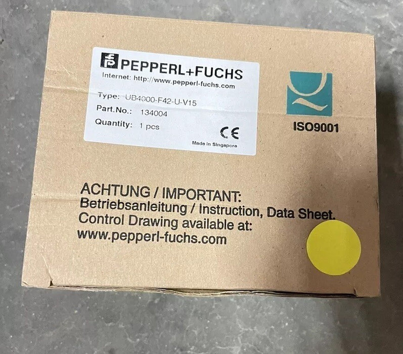 NEW PEPPERL + FUCHS UB4000-F42-U-V15 134004 ULTRASONIC PROX SWITCH UB4000 PEFUNC