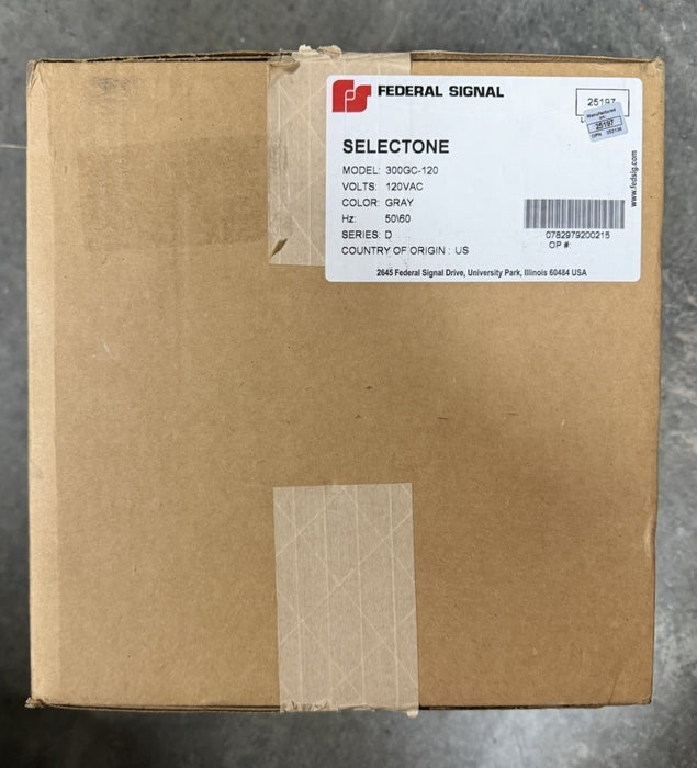NEW FEDERAL SIGNAL 300GC-120 / 300GC120 (BRAND NEW)