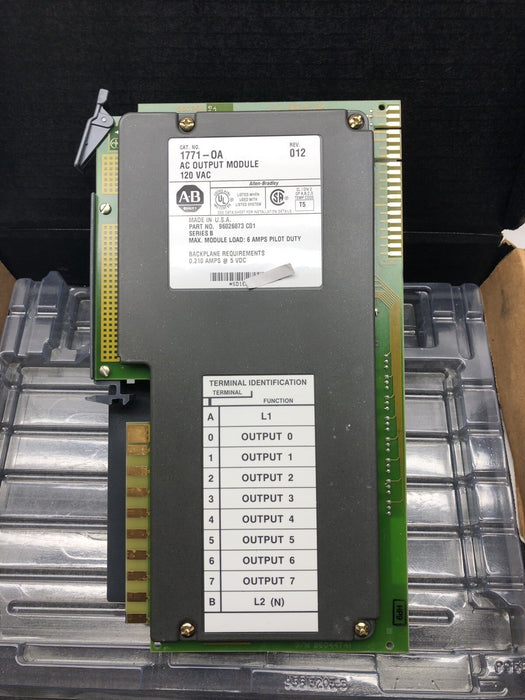 NEW ALLEN-BRADLEY 1771OA / 1771-OA AC PLC OUTPUT MODULE 8 CHANNEL 1771 plc-5