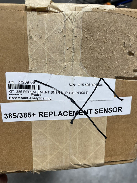 NEW ROSEMOUNT ANALYTICAL PH/ORP SENSOR 23239-09 KIT 385 385+ REPLACEMENT SENSOR