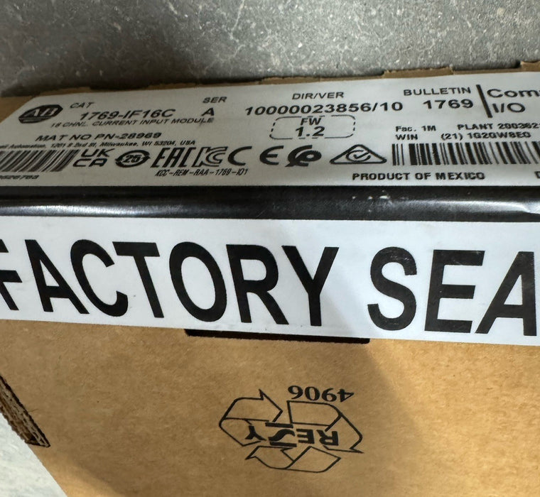 1769-IF16C Allen Bradley Compact I/O Micrologix 1500 16 PT CURRENT INPUT MODULE