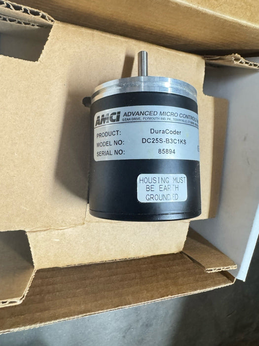 ADVANCED MICRO CONTROLS DC25S-B3C1KS / DC25SB3C1KS NEW DURACODER BY AMCI