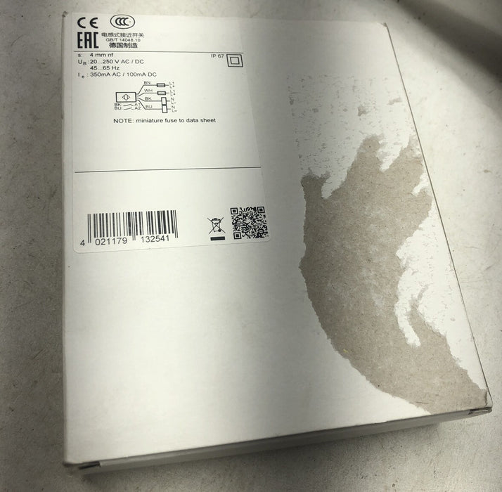 NEW IFM EFECTOR IN0110 / IND2004DABOA DUAL INDUCTIVE SENSOR FOR VALVE ACTUATORS
