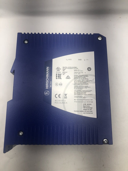 2016 HIRSCHMANN RS22 RS22-0800S2S2SPHEHF09.0.04 ETHERNET RAIL SWITCH BELDEN RS20