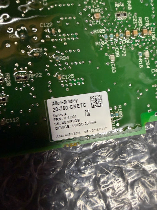 ALLEN BRADLEY 20-750-CNETC SER. A 14VDC F/W V1.001