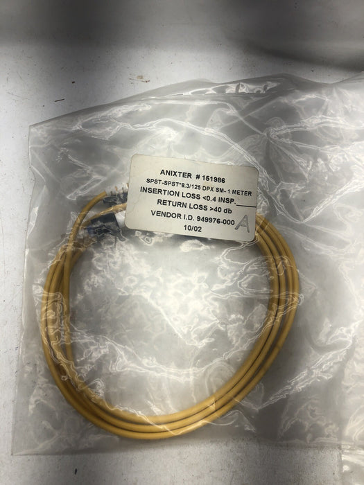 LOF OF 13 ASSORTED CABLES TRIPP LITE OWNING CORNING FIBER PATCH CABLES