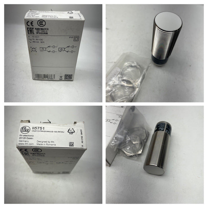 IFM EFECTOR100 II5751 PROXIMITY SWITCH IIA2010-FRKG/V4A/US-100-IRF