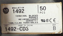 Missing 3pcs NEW ALLEN BRADLEY 1492-CD3 TERMINAL BLOCK PACK OF 47 NOS