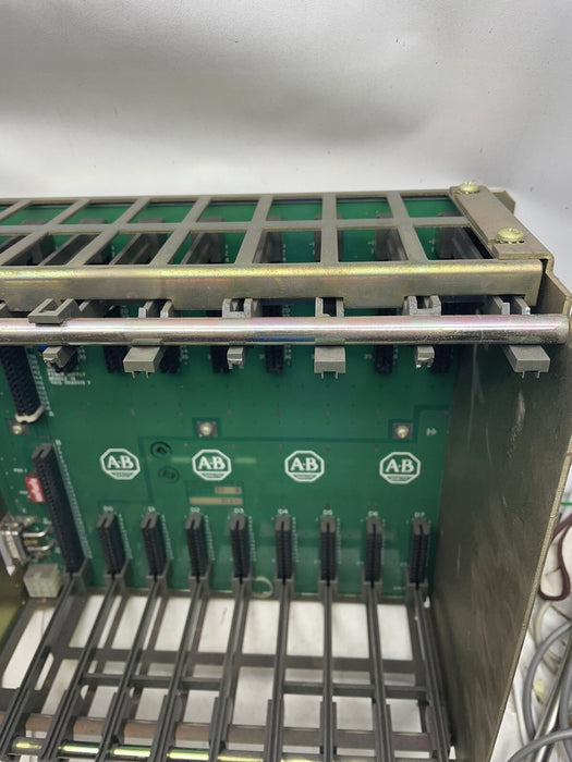 LOT OF 3 USED 1771-A2B 8 SLOT I/O RACK PLC-5
