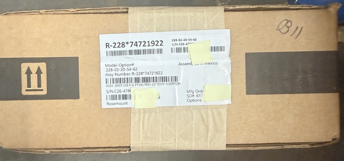NEW 2026 ROSEMOUNT ANALYTICAL 228-02-20-54-62 CONDUCTIVITY PROBE TOROIDAL 228