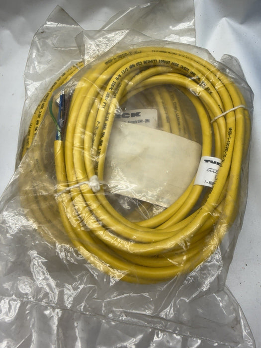 TURCK, RKM 50-6M, Single Ended Cordset, 7/8 inch Female to Pigtail, 6M U2058 NEW