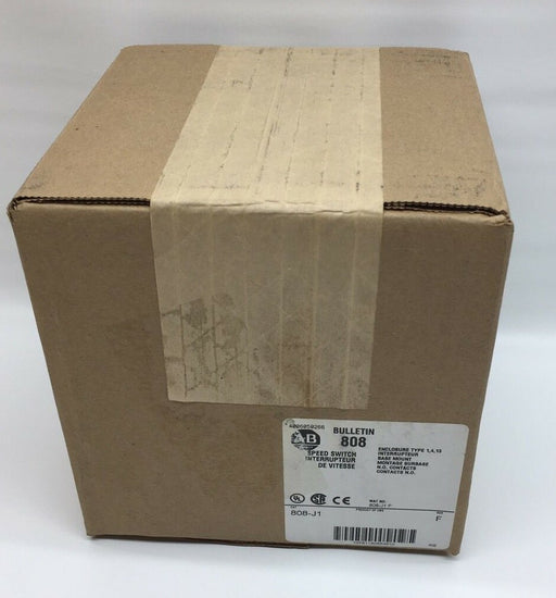 808-J1 NEW SEALED ALLEN BRADLEY  zero speed Switch 15-80 RPM 808 J1 AB