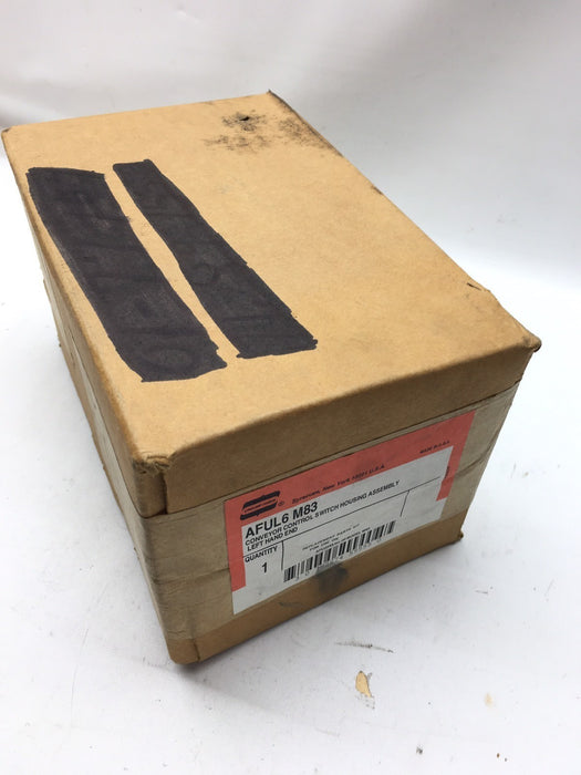 NEW COOPER CROUSE HINDS AFUL6 M83 CONVEYOR SWITCH LEFT HAND ASSEMBLY AFUL6-M83