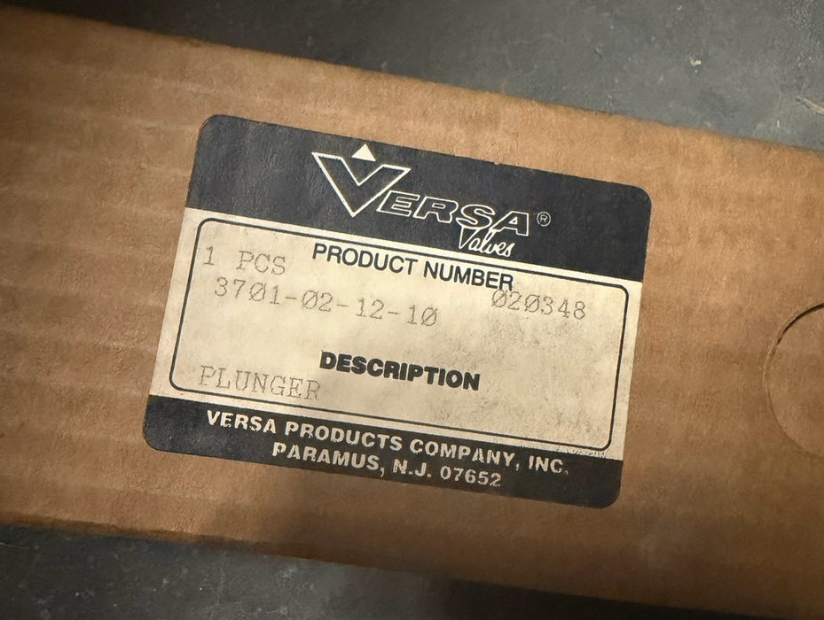VERSA VALVE PLUNGER ONLY PN 3701-02-12-10 NIB NEW IN BOX