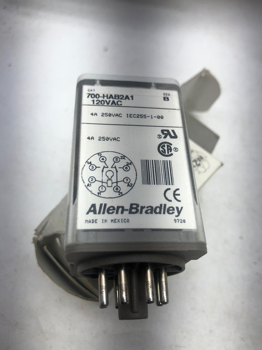 NEW Allen Bradley QTY:1 700-HAB2A1 GENERAL PURPOSE TUBE TYPE RELAY