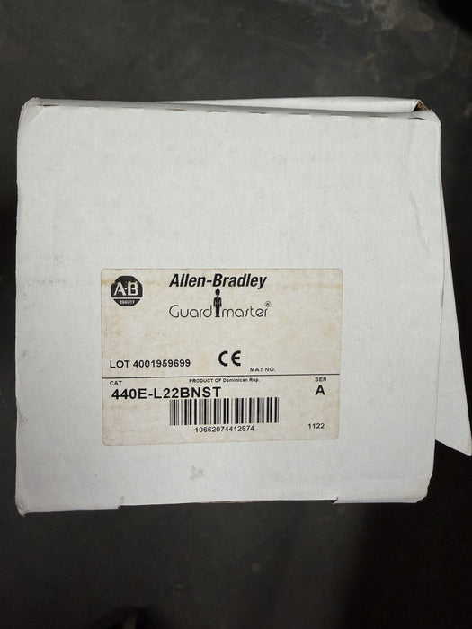440E-L22BNST GUARDMASTER LIFELINE 4 STAINLES ROPE PULL SWITCH ALLEN BRADLEY 440E