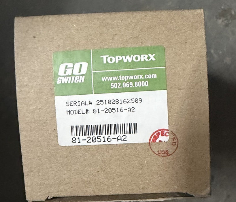 NEW GO SWITCH 81-20516-A2 600VAC TOPWORX Magnetic Proximity Switch 8120516