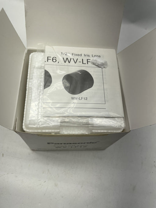 NEW PANASONIC WV-LF12 FIXED IRIS LENS NIB