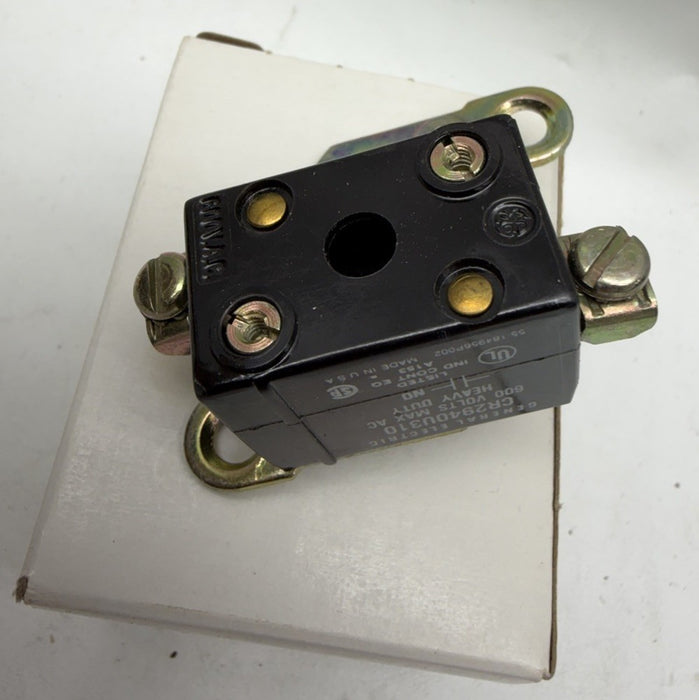 New General Electric GE CR2940U310A Shallow Contact Block Front Mtg NO Auxillary