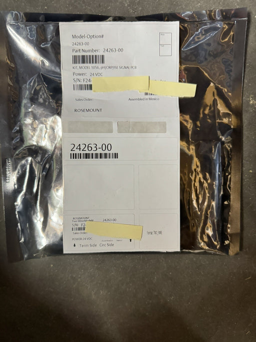 NEW SEALED EMERSON 24263-00 PH ORP ISE SIGNAL BOARD PCB FOR 1056 XMTR ROSEMOUNT