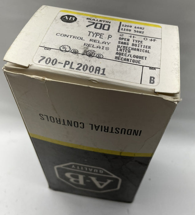 NEW ALLEN-BRADLEY BULLETIN 700 700-PL200A1 TYPE R 120 VAC RELAY