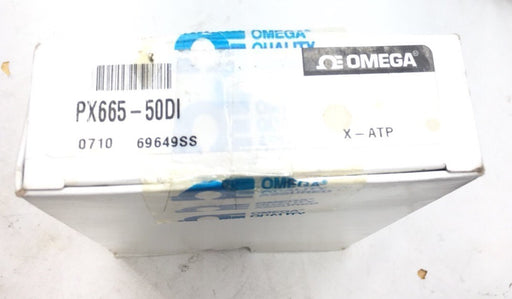 NEW OMEGA PX665-50DI 4-20ma OUTPUT 0 - 50 INH2O DIFF PRESSURE DX5FO142ST50IW-XPV