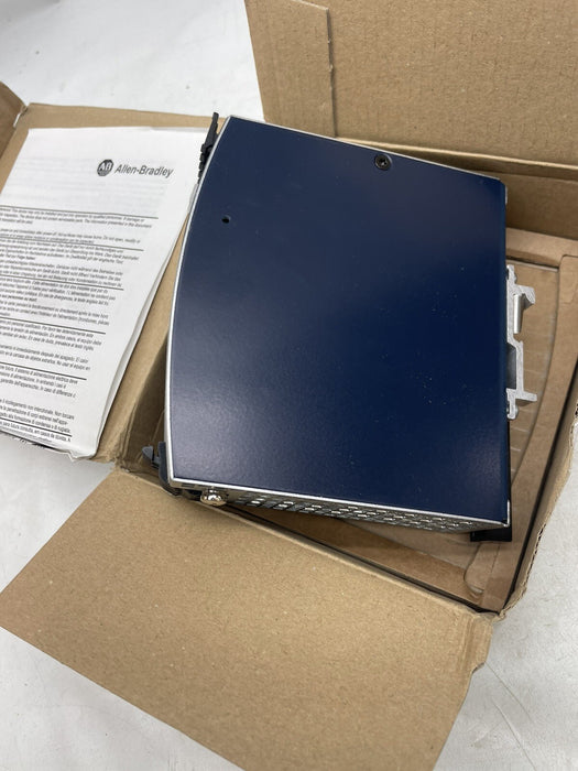 1606-XLS120E NEW ALLEN BRADLEY DC POWER SUPPLY 100-240VAC 24VDC OUT 120 WATT 5A