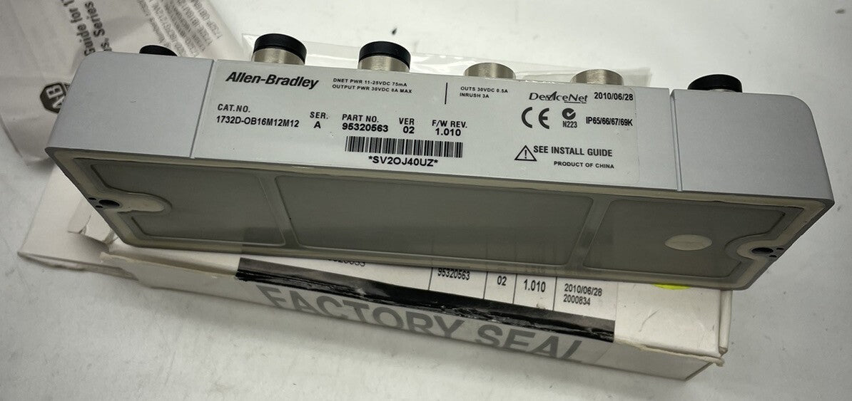 1732 NEW ALLEN BRADLEY 1732DOB16M12M12 ARMORBLOCK 16 POINT I/O MODULE