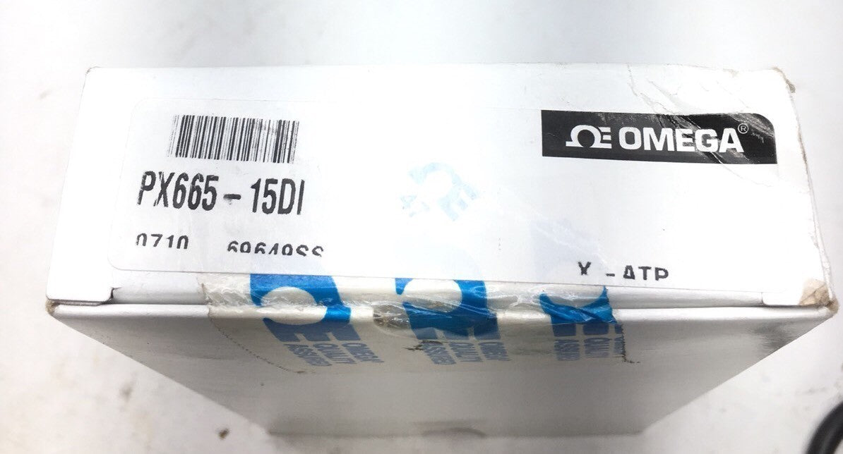 NEW OMEGA PX665-15DI 4-20ma OUTPUT 0 - 15 INH2O DIFF PRESSURE TRANSMITTER PX665