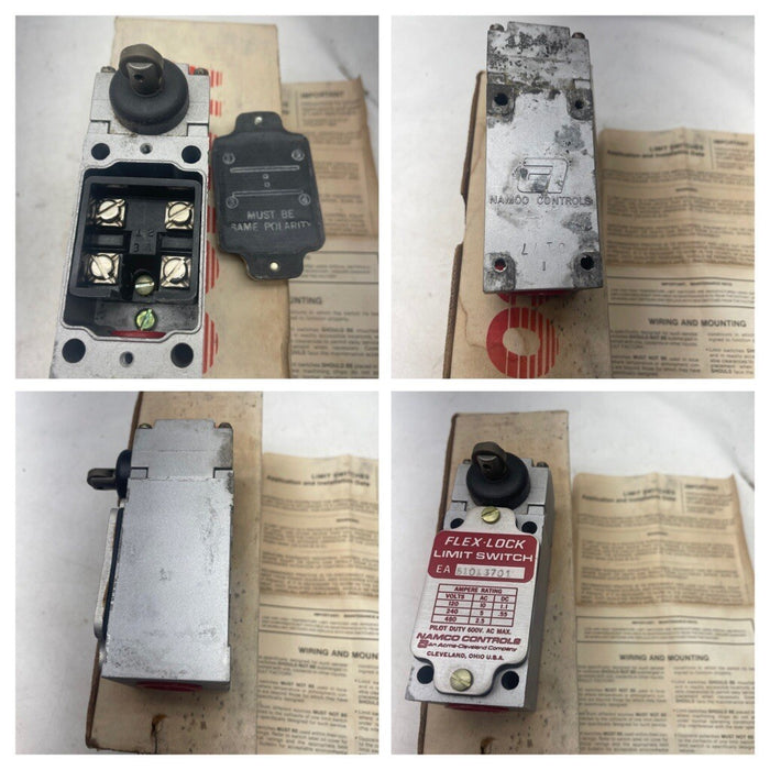 EA510-13710 NEW NAMCO LIMIT SWITCH FRONT ROLLER PLUNGER TYPE PUSHROD ACTUATOR