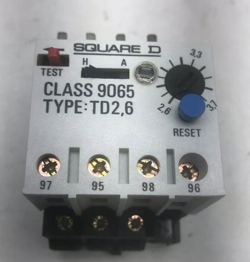 READ SQUARE D 9065 TD 5.5 THERMAL OVERLOAD RELAY 5.5A TO 8A