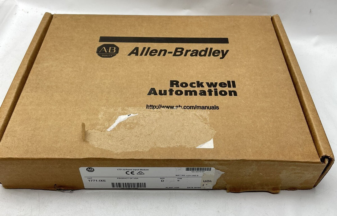NEW SEALED 1771IXE /D ALLEN BRADLEY 1771-IXE THERMOCOUPLE MILLIVOLT INPUT