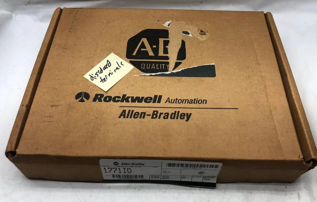 NEW Allen Bradley 1771-ID A Isolated 120V AC Input Module