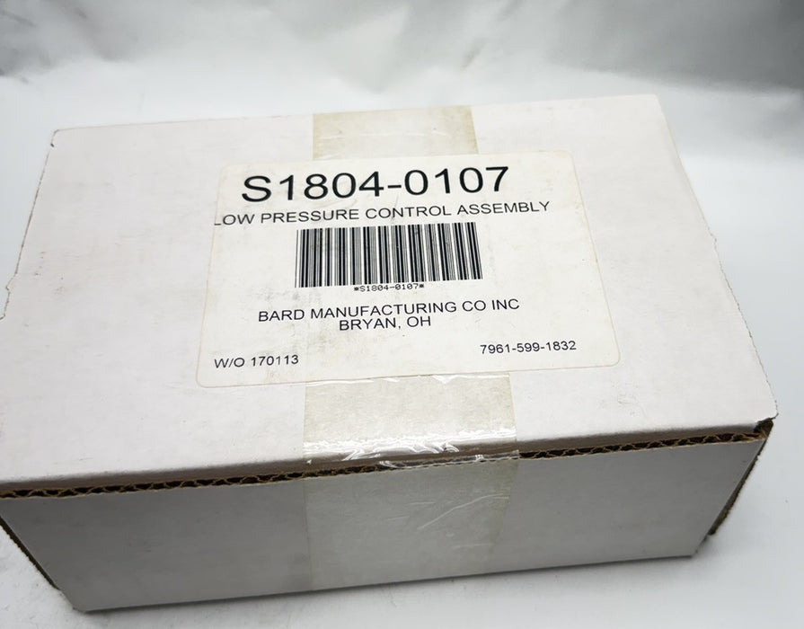 Bard S1804-0107 A/R Low Pressure Switch HVAC Control