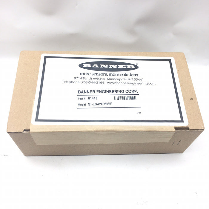 NEW SEALED BANNER LS42DMMIF LOCKING GUARD SAFETY SWITCH 61416 SI-LS42DMMIF 24V