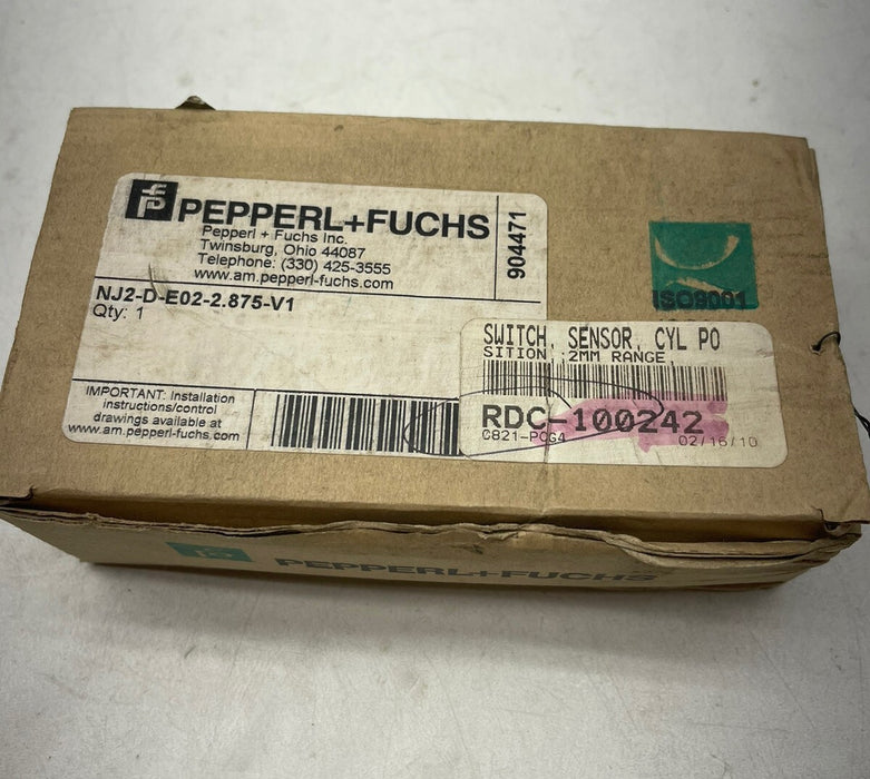 NEW PEPPERL+FUCHS NJ 2-D-E02-2.875-V1 NJ2DE022.875V1  094609 CYLINDER POSITION