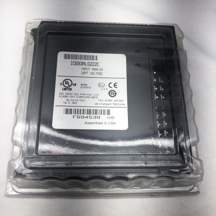 NEW FACTORY SEALED GE FANUC IC693ALG222E 16 PT ANALOG VOLTAGE OUPUT 90-30 Ic693