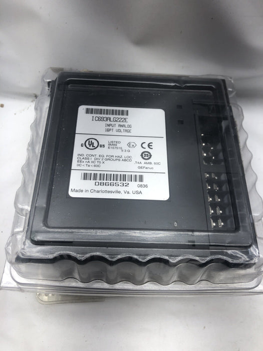 NEW FACTORY SEALED GE FANUC IC693ALG222E 16 PT ANALOG VOLTAGE OUPUT 90-30 Ic693