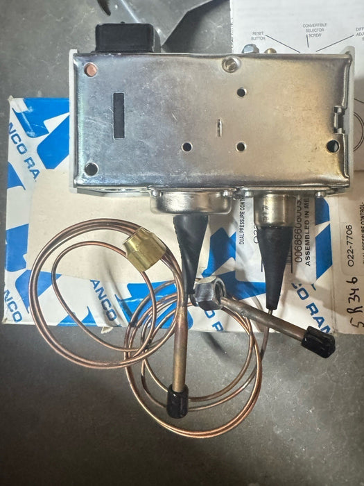 Ranco 022-7706 Dual Function Pressure Refrigeration Control O22-7706
