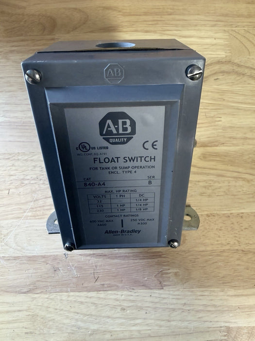 840-A4  ALLEN BRADLEY FLOAT SWITCH