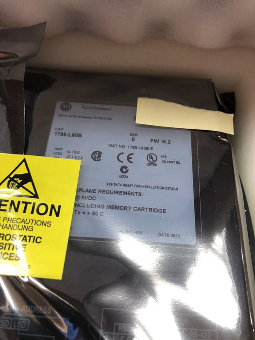 1785-L60B/E PLC-5 ALLEN BRADLEY PLC PLC/5 FS 1785L60B