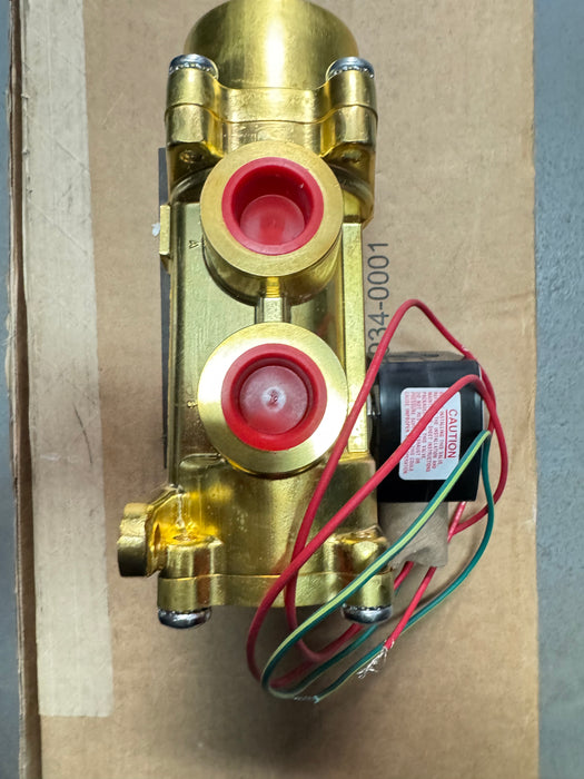 EF8344G076 NUEVA VÁLVULA SOLENOIDE ASCO REDHAT DE 120 V, 3/4", 4 vías, 8344G076