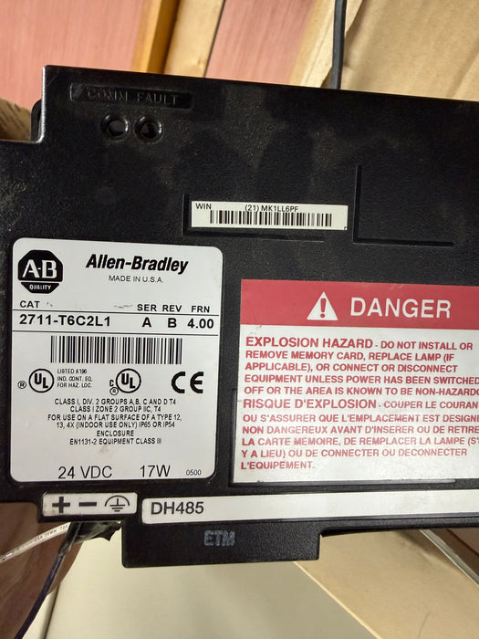 ALLEN BRADLEY 2711-T6C2L1 FRN 4.0