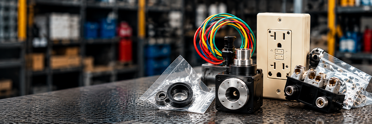 Industrial electrical components and replacement parts