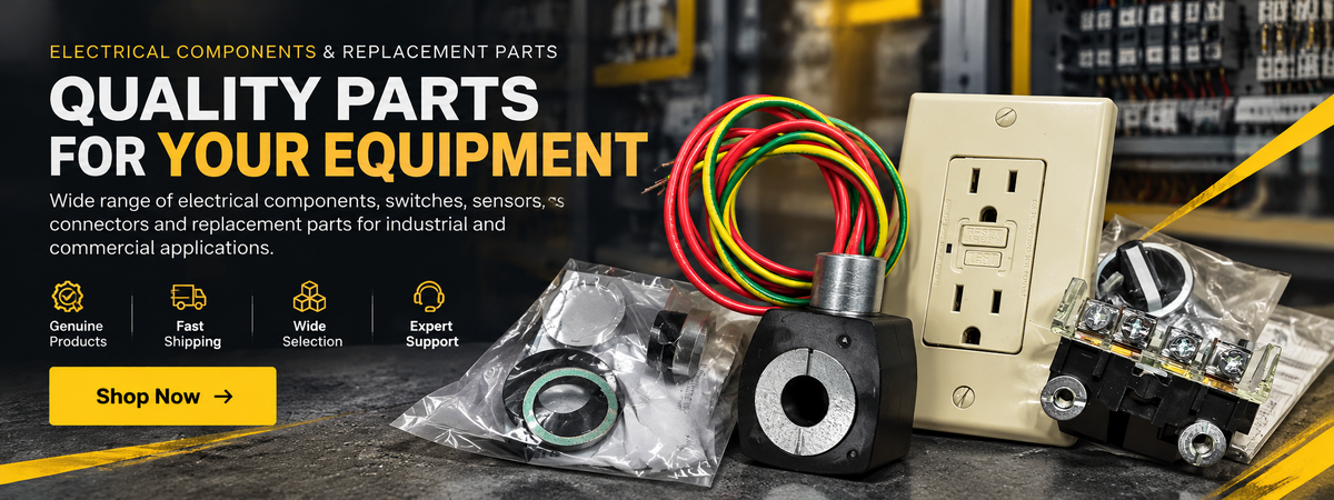 Industrial electrical components and replacement parts